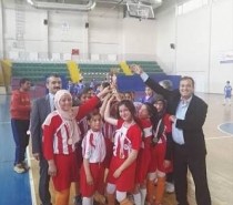 Malatya’da düzenlenen Futsal Kız Müsabakalarında Kale İmam Hatip Ortaokulu birinci oldu